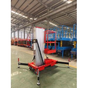 Single mast aluminum alloy Lifter with a working height of 4-26m 6m 7m 8m 9m 10m