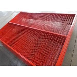 Canada Standard Powder Coated 6X10 Temporary Mesh Fencing
