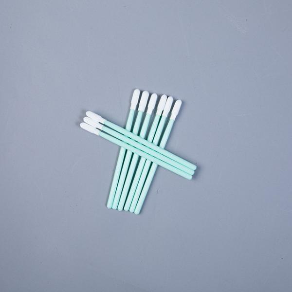 Buy Knitted Polyester / Microfiber Electronics Cleaning Swabs Round Head OEM Service at wholesale prices