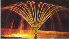 Brass Chromplate Phoenix Tale Dancing Fountain Nozzles Jet