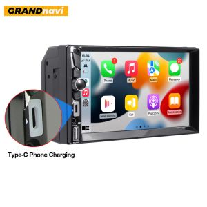 China GRANDnavi 2 Din 7Inch MP5 Car Stereo Wince System BT Wifi Wireless CarPlay on sale