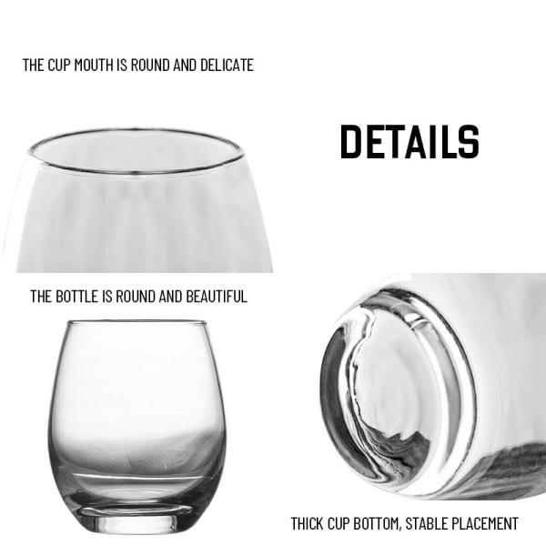 Bulk Wholesale Crystal Glass Water Cups | B2B OEM Logo Customization, | FDA Certified, Shatterproof