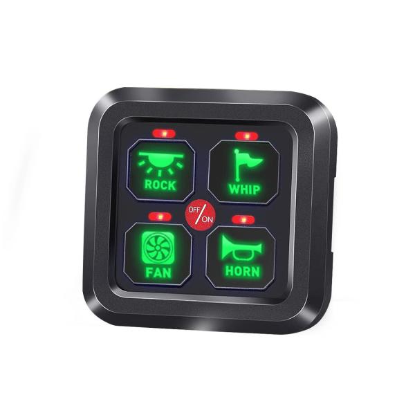 4 Gang Ford Switch Panel Circuit Control System Rocker Switch With Relay System