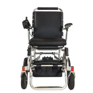 120 KG Load Foldable Electric Wheelchair Brushless Lithium Ion Battery
