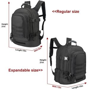 Silkcreen 1000d Nylon Tactical Backpack For Travel With Handle