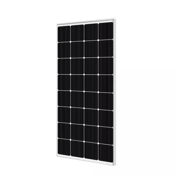 180W 24V Rigid Solar Panel Back Contact Cell Glass Module for Off-Grid Systems