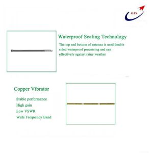 Coverage 2.4g base station grey wifi omni fiberglass antenna outdoor roof wifi