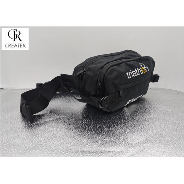 OEM Mens Sport Waist Belt Bag , Waterproof Running Waist Bag With Adjustable Webbing