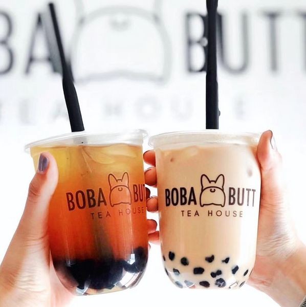 Buy PET U Shape Bubble Tea Disposable Plastic Cups 500ml 700ml at wholesale prices