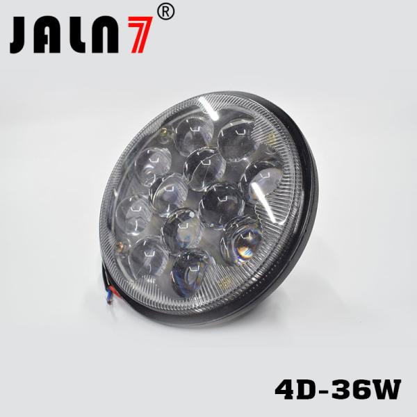 Led Work Light JALN7 36W 4D Lens Car Driving Lights Fog Light Off Road Lamp Car Boat Truck SUV JEEP ATV Led Light