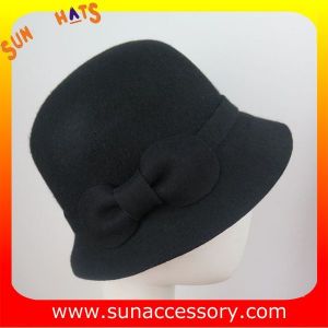 2264 Sun Accessory customized fashion winter wool felt cloche hats ,women hats