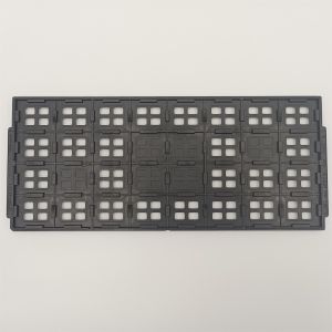 Black Esd JEDEC Matrix Trays For Integrated Circuit