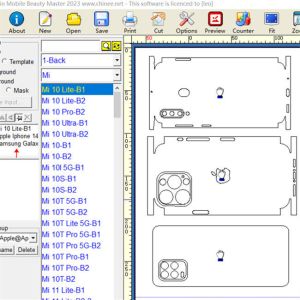 Daqin Software Design Mobile Skin Cutting Machine Program Customized