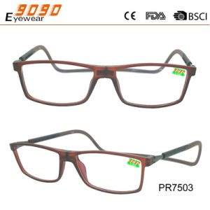Click Reader Eyeglasses Full Rim Clear Magnetic Reading Glasses