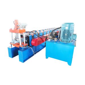 Quality Galvanized Steel Metal 50hz Door Frame Roll Forming Machine With Cr12 Cutting Blade for sale