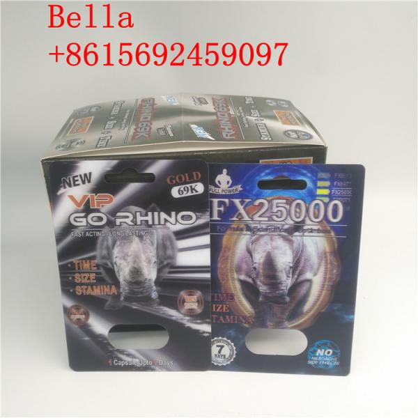 Buy Custom 3D Blister Card Packaging Plastic Material For Sex Capsule / Pills at wholesale prices