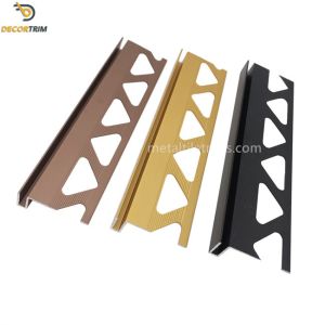 Tile Step Edge Strip Shower Tile Edge Trim Gold / Black / Silver Color