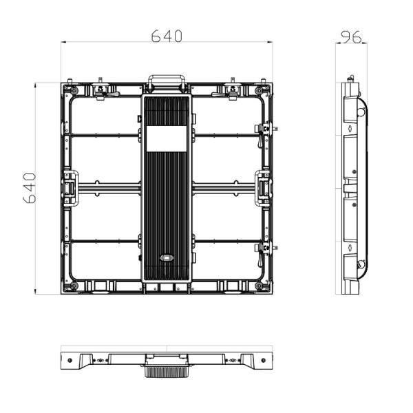 P6.67 SMD3535 Rental LED Display panel with Constant Current Drive