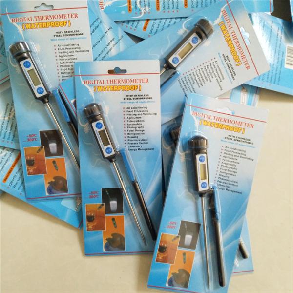 Water Resistant Digital Food Thermometer Food Safety Probe Wide Temperature Range