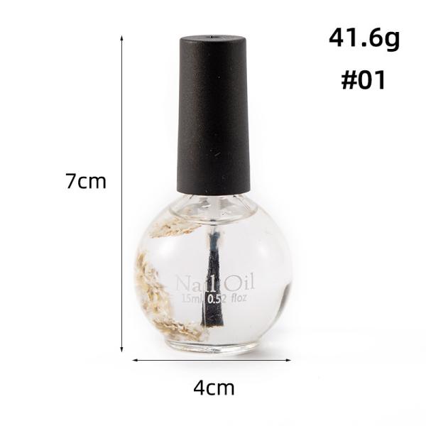 Nail Care Cuticle Dried Flower Nutrition Private Label Strawberry Scents Safe and Odorless 7 Scented Cuticle Oil for Nail Salon