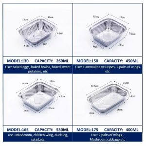 China Food Grade Aluminum Foil Lunch Box with PET Lid on sale