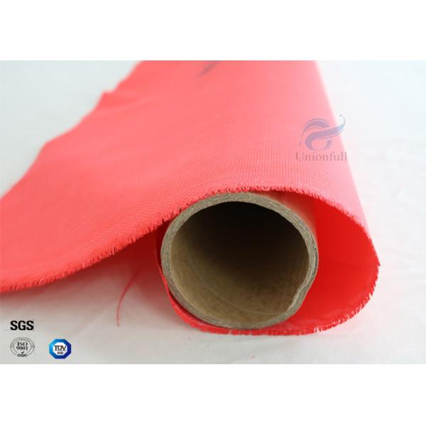 Buy Anti Corrosion 0.45mm 160g 2Sides Coating C-glass Silicone Coated Fiberglass Fabric at wholesale prices