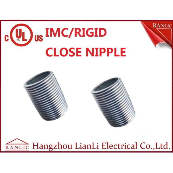 Buy 1/2 inch to 4 inch Rigid Conduit Close Nipple All Thread Electro Galvanized at wholesale prices