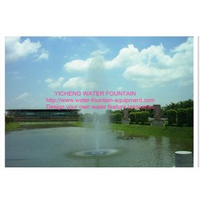 Straight Spray Floating Pond Fountain , Dancing Water Fountain Equipment