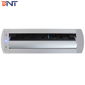 General popular revotable motorized overturn modular table power socket