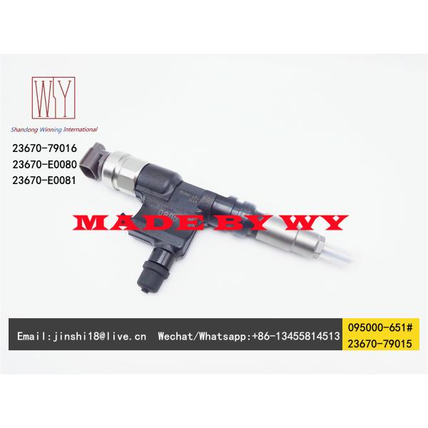 High Quality Fuel Injector 095000-651# 095000-6510 095000-6511 9709500-651 for Hino Toyota 23670-79015 23670-E0080