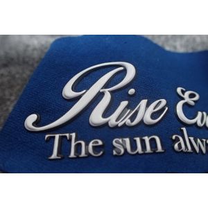 Polo Shirt Embossed 0.7mm Transparent TPU Patches