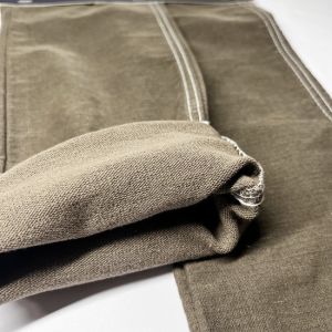 OEM Brown Coloured Stretch RFD Denim Fabric Material