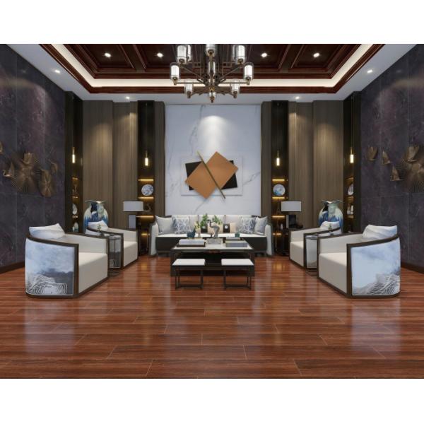 Brown Wooden Porcelain Tiles 150x900mm for Interior Wall Floor