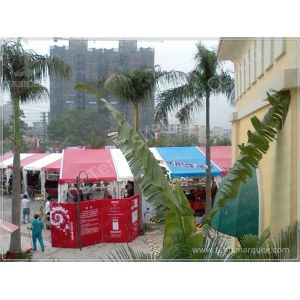 Coloured Temporary Fabric Structures Unique Marquees A-Shaped Roof Top Style
