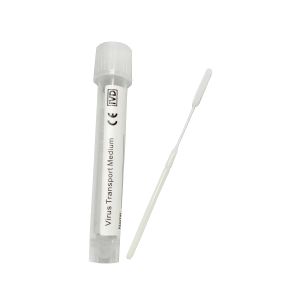Nasal Throat Nylon Flocked VTM Swab Kit Viral Transport Medium Tube With Swab