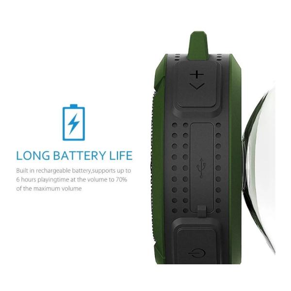 waterproof mp3 player C6 IP65 Waterproof Wireless Bluetooth Speakers Waterproof for Outdoor Indoor and Use in shower for