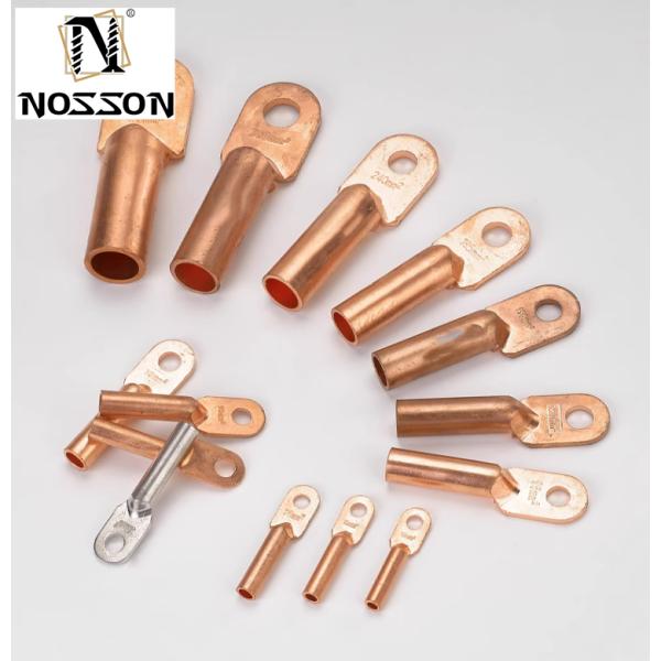 Collecting Wires Connecting Cable Standard Size Round Crimp Lugs Copper Terminals with ISO9001 Certification Guaranteed
