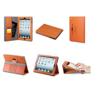 China Innovative and Hot Leather Case for New iPad 3 on sale