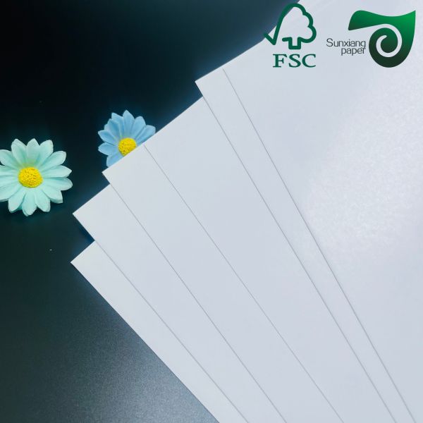 Buy FSC C2S Coated Two Sides Matte   Glossy Coated Art Board 80G 115G  635mm 900mm at wholesale prices