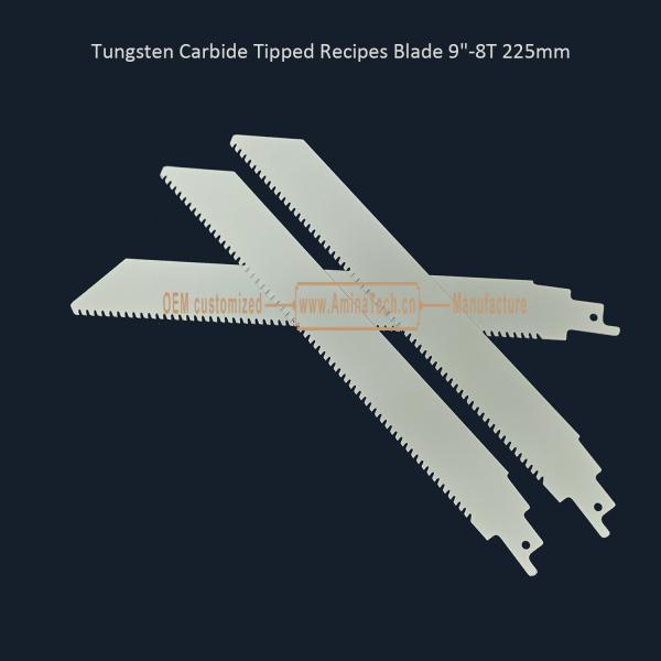 Tungsten Carbide Tipped Recipes Blade 9"-8T 225mm,Cutting Porous Concrete,Red Brick,Fiber Cement,Epoxy Resin