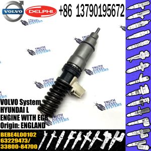 BEBE4L00102 Excavator Parts Common Rail Fuel Injector 21582096