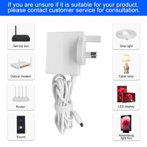 12V 2A AC Power Adapter For Aromatherapy Lamp Laboratory Optical Transceiver Fan