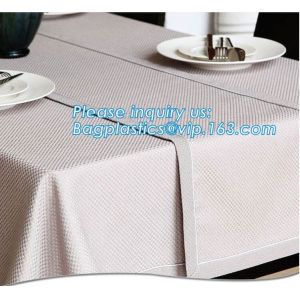 Tablecloth Rectangle Stain Resistant Spillproof Washable Polyester Gingham Table