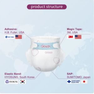 Super soft large waistband for baby diaper/pant diaper