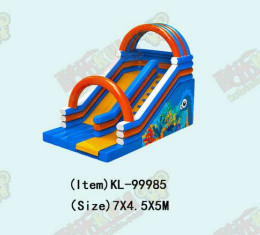 Children Fun Park Inflatable Slide With Arch For Rentals