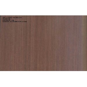 Constructional Engineered Zebrano Wood Veneer Wall Panels Artificial