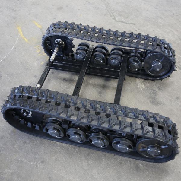 Buy Size Adjustable Rubber Track Undercarriage 1020 * 800 * 290mm For Small Machine at wholesale prices
