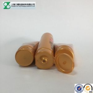 Eco Friendly Glossy Cosmetic Packaging AL Barrier Plastic Tube With Window