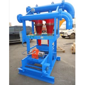 Skid-Mounted Sand Removal System , High Capacity Drilling Mud Desanding
