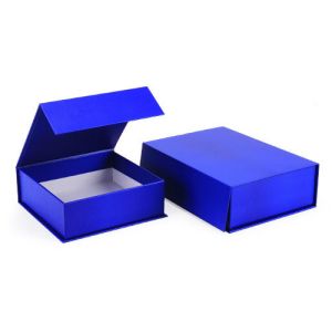 Gravnre Printing Custom Luxury Foldable Cardboard Paper Magnetic Folding Black